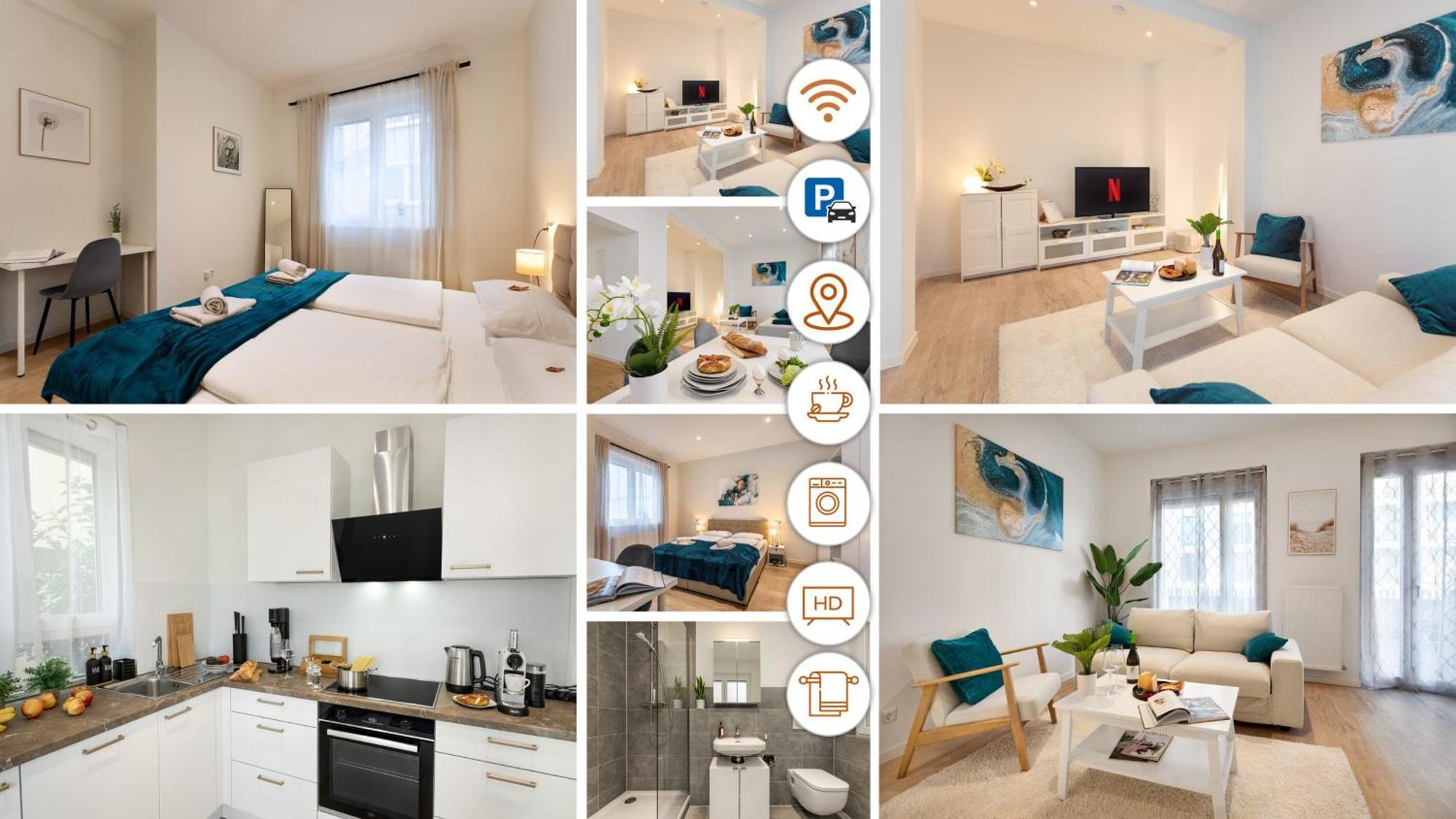 Rosenberg-Suites - Zentral, Stellplatz, Grosse Terasse, Business & Privat Χαϊλμπρόν Εξωτερικό φωτογραφία