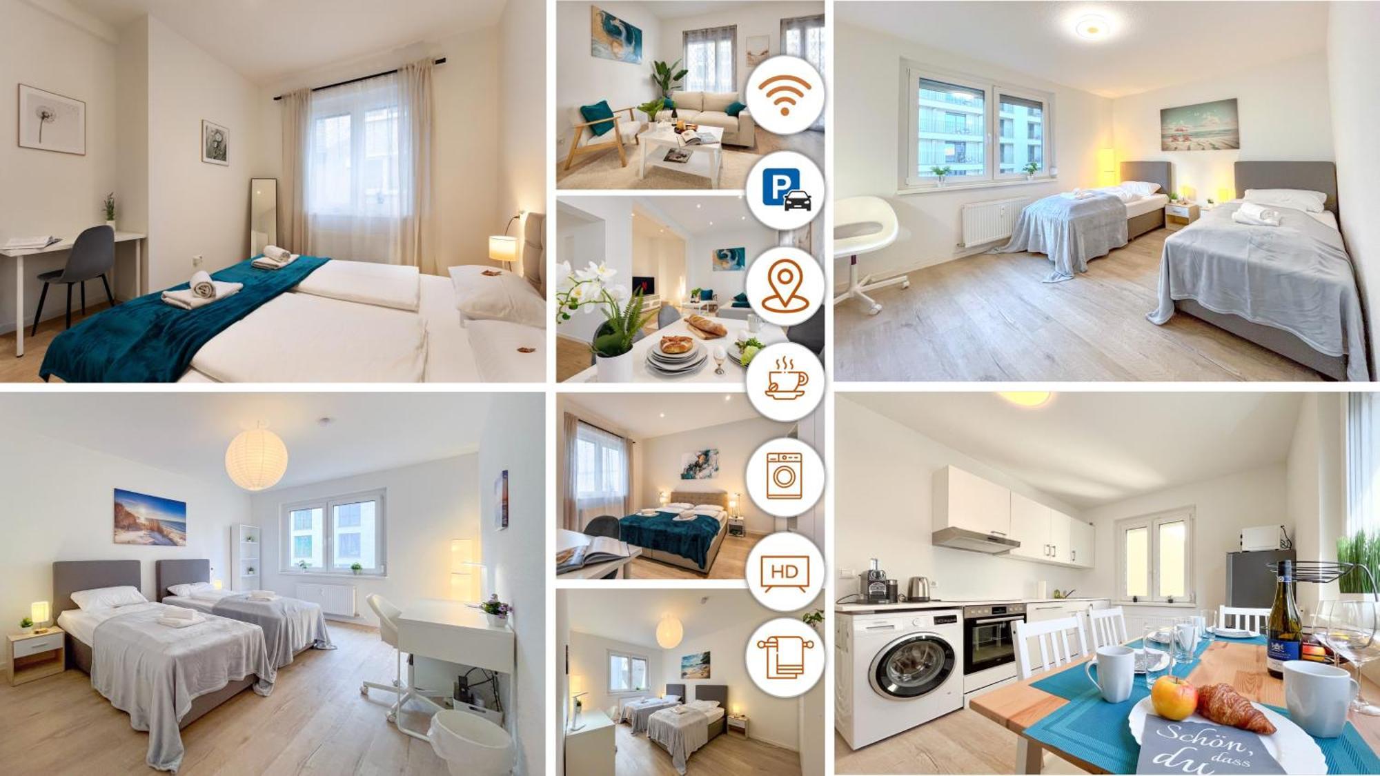 Rosenberg-Suites - Zentral, Stellplatz, Grosse Terasse, Business & Privat Χαϊλμπρόν Εξωτερικό φωτογραφία